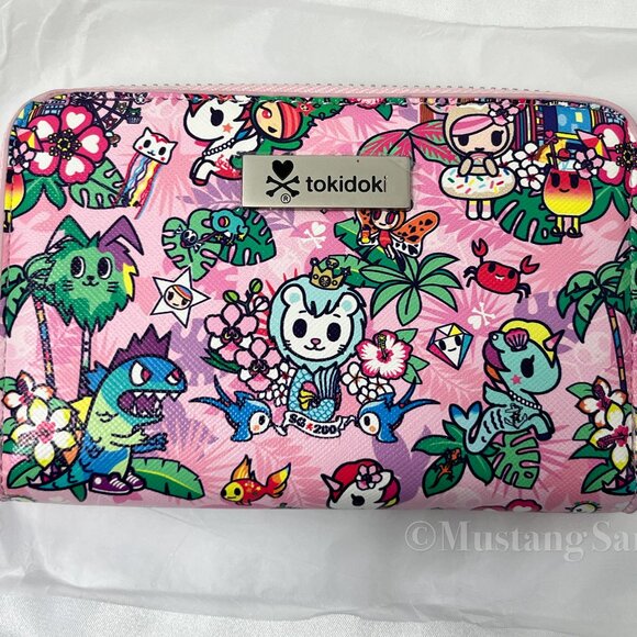 Rare Tokidoki Singapore Exclusive Singapura SG200 Merlion 2019 Pink Wallet New - Picture 1 of 15